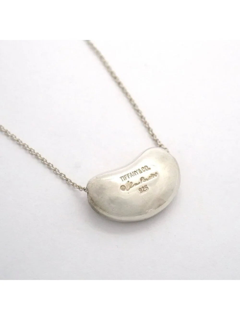 Tiffany & Co Necklace Bean 925 Sterling Silver